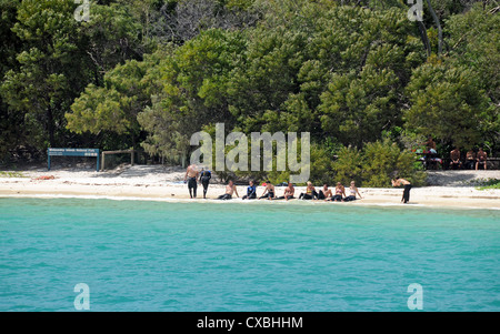 Whitsunday Islands National Park Whitehaven Beach, Queensland Australien Stockfoto