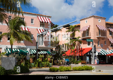 Spanische Dorf, Miami Beach, Florida, Vereinigte Staaten von Amerika, Nordamerika Stockfoto