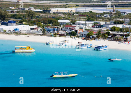 Governor es Beach auf Grand Turk Island, Turks And Caicos Islands, West Indies, Karibik, Mittelamerika Stockfoto