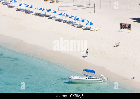 Governor es Beach auf Grand Turk Island, Turks And Caicos Islands, West Indies, Karibik, Mittelamerika Stockfoto