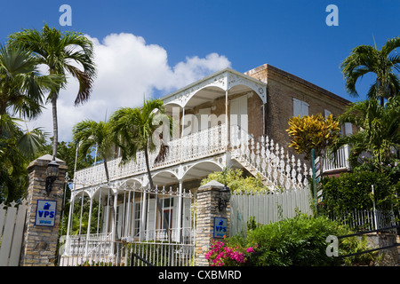 Villa Notman in Kongens Viertel, Charlotte Amalie, St. Thomas Insel, US Virgin Islands, West Indies Stockfoto