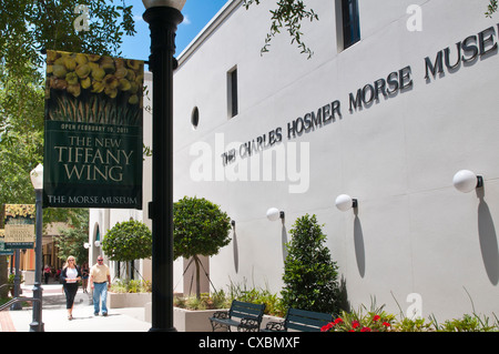 Das Charles Hosmer Morse Museum, Winter Park, Florida, Vereinigte Staaten von Amerika, Nordamerika Stockfoto