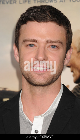 JUSTIN TIMBERLAKE amerikanische Schauspieler im September 2012. Foto Jeffrey Mayer Stockfoto