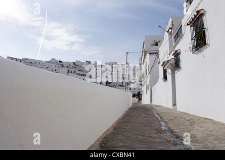 Spanien, Vejer De La Frontera, Stadtbild Stockfoto