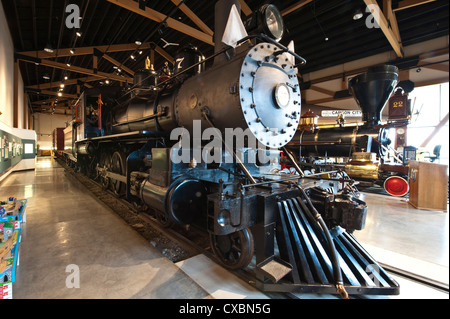 Dampf-Lokomotive, Nevada State Railroad Museum, Carson City, Nevada, Vereinigte Staaten von Amerika, Nordamerika Stockfoto