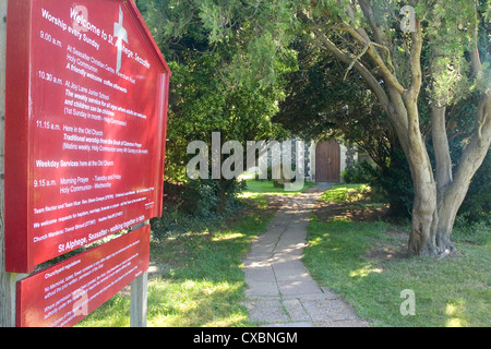 Str. Alphege alte Kirche, Seasalter, Kent, England, UK Stockfoto