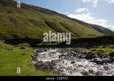 Die Grey Mare Tail Nature Reserve, Dumfries & Galloway, ist ein beliebter Treffpunkt für Spaziergänger und Wanderer-3 Stockfoto