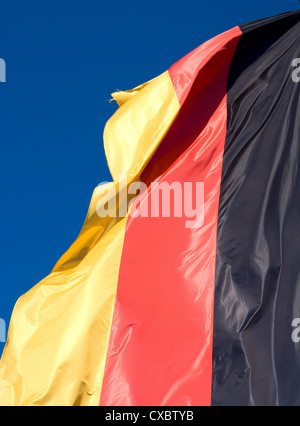 München, die Flagge der Bundesrepublik Deutschland Stockfoto