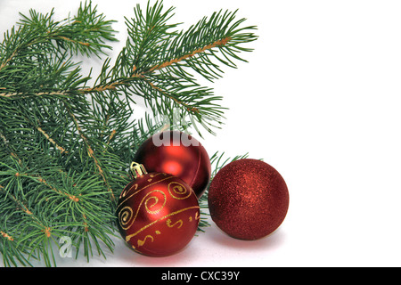 Kugeln Weihnachten Stockfoto