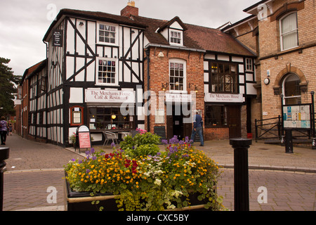 Mittelaltermarkt Stadt Leominster, Herefordshire, England, UK. Stockfoto