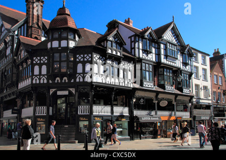 Bridge Street, Chester, Cheshire, England, Vereinigtes Königreich, Europa Stockfoto