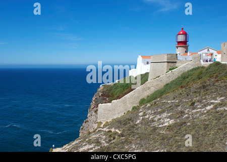 Cabo de Sao Vicente (Kap St. Vincent), Algarve, Portugal, Europa Stockfoto