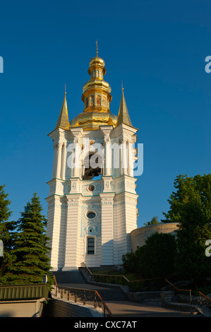 Kovnirs Glockenturm, die Kirche der Geburt der Jungfrau, Höhlenkloster, UNESCO-Weltkulturerbe, Kiew, Ukraine, Europa. Stockfoto