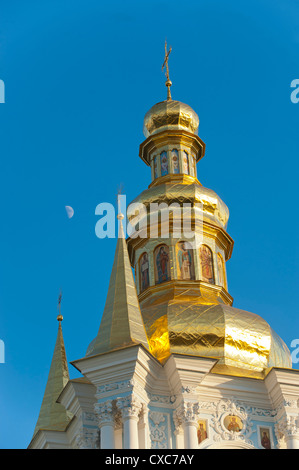 Kovnirs Glockenturm, die Kirche der Geburt der Jungfrau, Höhlenkloster, UNESCO-Weltkulturerbe, Kiew, Ukraine, Europa Stockfoto