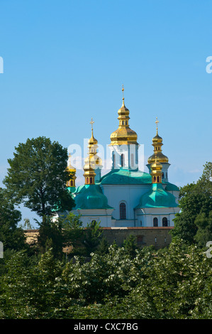 Kirche der Geburt der Jungfrau und Kovnirs Glockenturm, Höhlenkloster, UNESCO World Heritage Site, Kiew, Ukraine, Europa Stockfoto