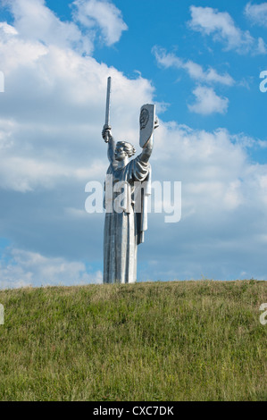 Heimat-Statue (Rodina Mat), Kiew, Ukraine, Europa Stockfoto