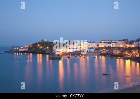 Tenby Hafen, Tenby, Pembrokeshire, Wales, Vereinigtes Königreich, Europa Stockfoto