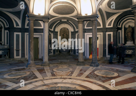 Die Carlo Vanvitelli unterirdischen Basilika SS Annunziata, Neapel, Kampanien, Italien Stockfoto