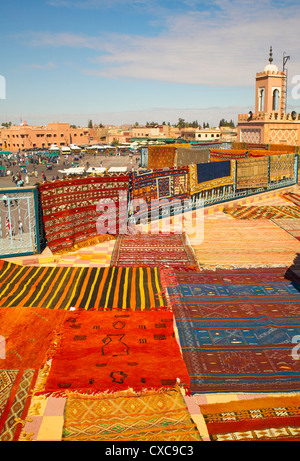 Die fabelhafte TEPPICHE AUS MAROKKO IN Marrakesch Stockfoto