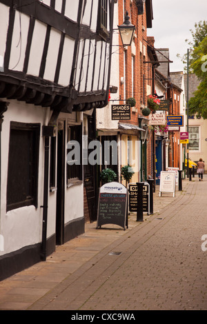 Mittelaltermarkt Stadt Leominster, Herefordshire, England, UK. Stockfoto