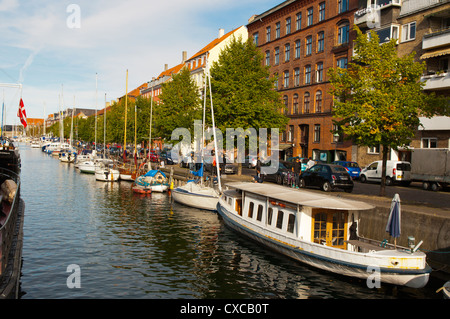 Christianshavns kanal Christianshavn Grachtenviertel Kopenhagen-Dänemark-Europa Stockfoto