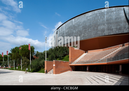 Auditorium Parco della Musica, entworfen vom Architekten Renzo Piano. Rom, Italien, Europa Stockfoto