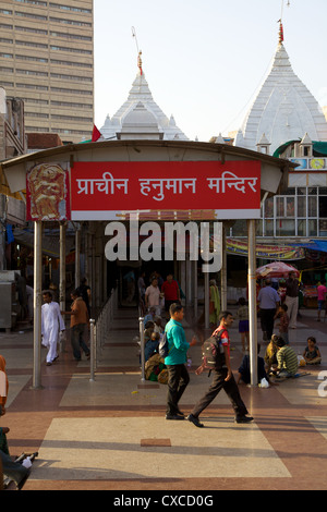 Alten Hanuman-Tempel in Delhi, Indien Stockfoto