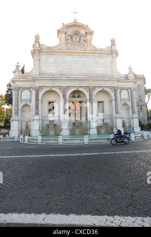 Italien, Rom, Rom, Roma, Stadt, Fontana Acqua Paola in Trastevere, Brunnen, Paola Stockfoto