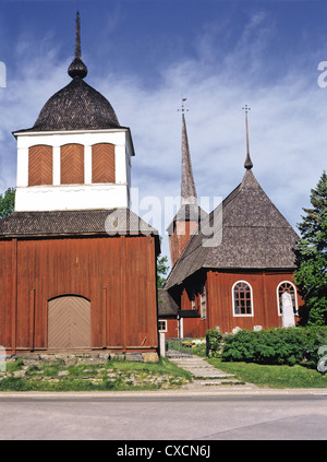 Ulrica Eleonora-Kirche (fertiggestellt im Jahre 1700) in Kristinestad, Finnland Stockfoto