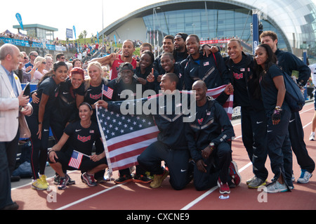 GB & NI V USA, Great North City Spiele, Newcastle Gateshead, 15. September 2012 Stockfoto