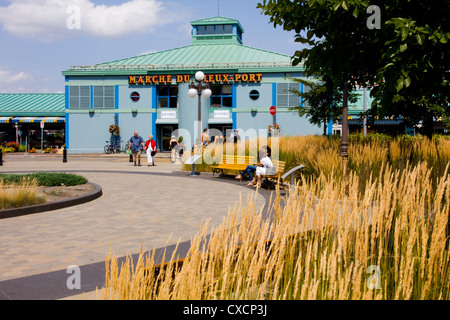 Le Marche du Vieux Port (Alter Hafen-Markt), Quebec City, Kanada Stockfoto