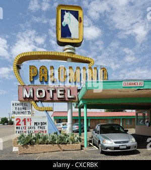 Palomino Motel, Route 66, Tucumcari, New Mexico Stockfoto