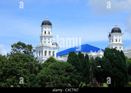 Sultan Abu Bakar State Moschee, Johor Bahru, Malaysia Stockfoto