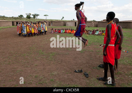 Masai, Masai Mara, Kenia, Ostafrika, Afrika Stockfoto