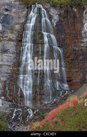 Brautschleier fällt in den Herbst, Uinta National Forest, Utah, Vereinigte Staaten von Amerika, Nord Amerika Stockfoto