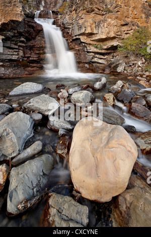 Tangle Falls, Jasper-Nationalpark, UNESCO World Heritage Website, Alberta, Kanada, Nordamerika Stockfoto