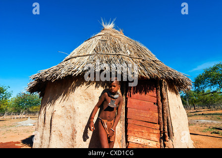 Himba junge, Kaokoveld, Namibia, Afrika Stockfoto