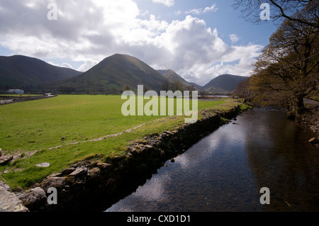 Blick in Richtung Hartsop Dodd am Fuße der Brüder Wasser im englischen Lake District Stockfoto