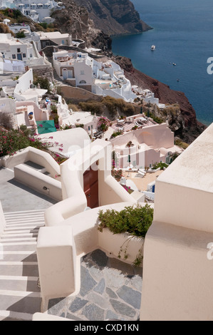 Oia, Santorini, Griechenland Stockfoto