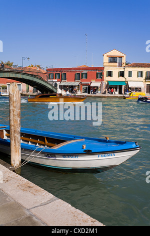 Kanal auf der Insel Murano, Venedig, Veneto, Italien, Europa Stockfoto