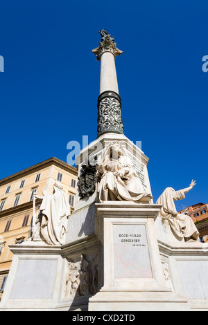 Denkmal in Piazza di Spagna, Rom, Latium, Italien, Europa Stockfoto