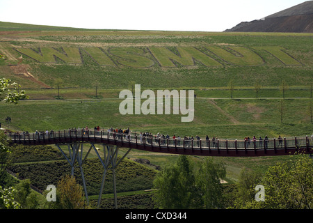 BUGA 2007: Neue Landschaftsprojekt Wismut, eine ehemalige Uran-Bergbau-Gebiet Stockfoto