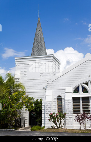 Elmslie Memorial Vereinigte Kirche, George Town, Grand Cayman, Cayman-Inseln, große Antillen, West Indies Stockfoto