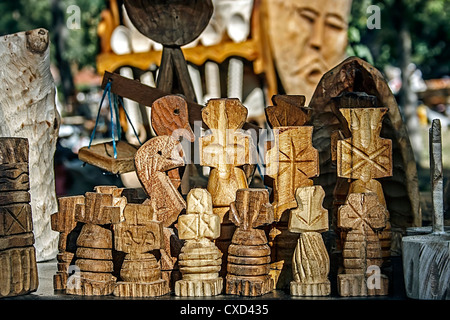 Dekorative Holz geschnitzt traditionell Rumänisch und ausgesetzt zu verkaufen Stockfoto