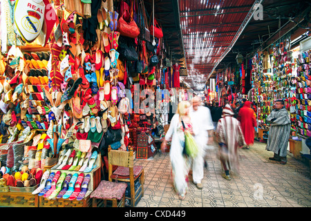Im Souk, Marrakesch, Marokko, Nordafrika, Afrika Stockfoto