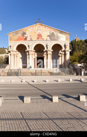 Die Kirche aller Nationen, Ölberg, Jerusalem, Israel, Naher Osten Stockfoto