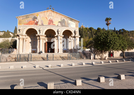 Die Kirche aller Nationen, Ölberg, Jerusalem, Israel, Naher Osten Stockfoto