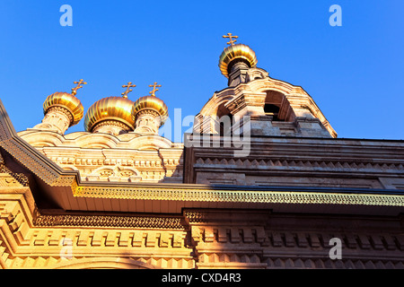 Die russische Kirche der Maria Magdalena auf dem Ölberg, Jerusalem, Israel, Nahost Stockfoto