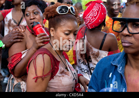 London, Notting Hill Carnival, 27.08.12 - Festival Feier Notting Hill Carnival, London Stockfoto