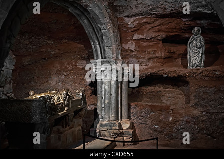 Grab von San Millan De La Cogolla im Kloster Suso, hoch La Rioja, Spanien Stockfoto